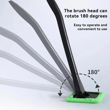 Szczotka do Mycia Szyb z Mikrofibrą (4x Ściereczki w Zestawie)